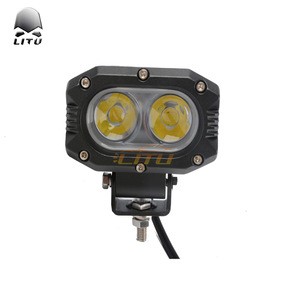 2020 LITU Owl 4 inch 2 LED Beads of Motorcycles Headlights Offroad A Pillar 50W LED Driving Lights for Truck Tractor Boat ATV