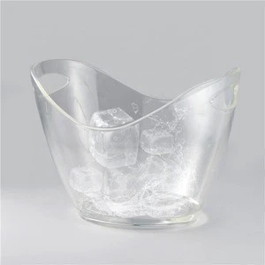 2020 New design Plastic Ice Bucket Boat Shape Drink Cooler Big Stylish Bar Ice Bucket