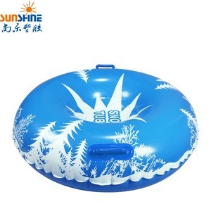 2020 New Inflatable Round sledding equipment Snow Tube with Handles