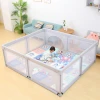 2020 new outside indoor PVC baby safety fence large and baby playpen baby plastic fence