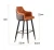 Import 2020 Recommended Product Reasonable Price Favourable Price Elegant Pu Bar Stool Bar Furniture Set from China
