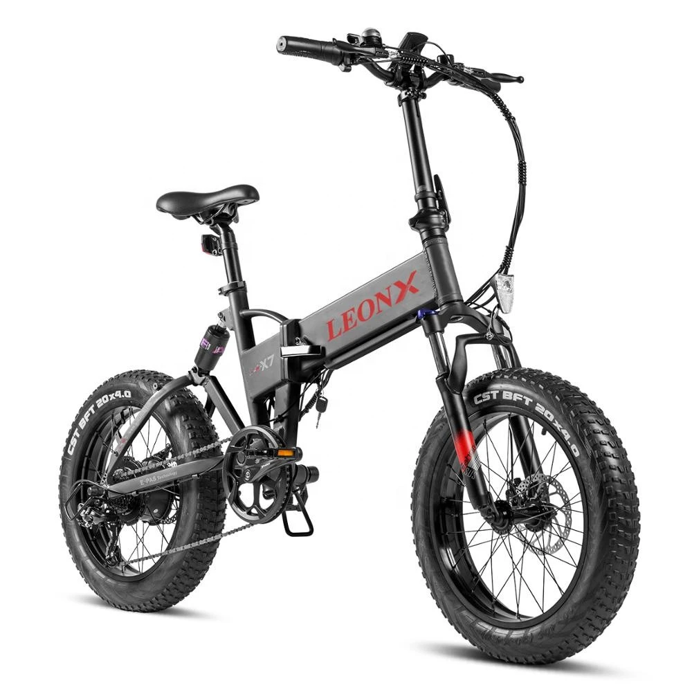2020 The coolest ebike on Most Affordable Folding Electric Bike Fat Tire Bicycle Full Suspension All Terrain E bike wholesale