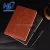 Import 2021 custom A5 PU leather hardcover notebook with pen holder and gift bag printing from China