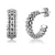 Import 2021 gold 925 Sterling Silver 17mm Hoop charms Earring Piercing Circle from China