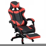 2021 Modern Luxury Home Office Furniture Cheap silla gamer Black CEO Ergonomic Recliner PU Leather Computer Racing Gaming Chair