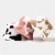 Import 2021 new Amazon Vintage Fashion caps Furry Cow Print Rabbit Hair winter hats  plush bucket hat for women or girls from China