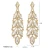 Import 2021 new beautiful best-selling earrings 925 silver needle gold plated bridal jewelry from China
