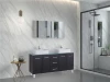 2021 New Design Storage Pvc Organizer Modern Waterproof Bathroom Vanity Cabinet