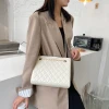 2021 new fashion chain single shoulder bag Korean edition web celebrity rhomboid slung tote bag
