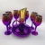 Import 2021 New fashion decanter set  colorful glass suit 7pieces  7pcs 315ML  drinking set from China