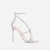 Import 2021 New Fashion High Heeled Shoes Diamond Laces Square Open Toe Thin Heel Sandals Large Customized Women Shoes from China