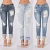 Import 2021 Wholesale OEM new model jeans private label womens jeans denim jeans with high quality custom from China
