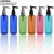 Import 20ml 30ml 50ml 60ml 75ml 100ml 120ml 150ml 200ml 250ml pet round shape plastic bottle with pump dispenser for cosmetic packaging from China