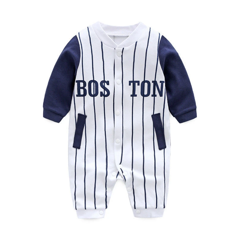 212 Top quality newborn kids clothes cotton baby sleepwear fall designs one pieces wholesale boys rompers