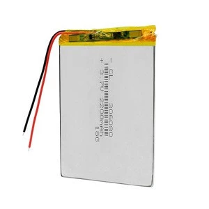 2200mAh 306080 Li-polymer Lithium Battery 3.7V Lithium Polymer Rechargeable Batteries With Pcb For Digital Products