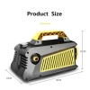 2200W High-Pressure Machine Household Dry Cleaning Water Pump Portable Foam Generator Car Washer