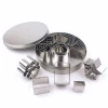 24 Piece Stainless Steel Mini Assorted Sizes Cookie Biscuit Fondant Sugarpaste Cutter Set for Heart Star Flower Geometric Shaped