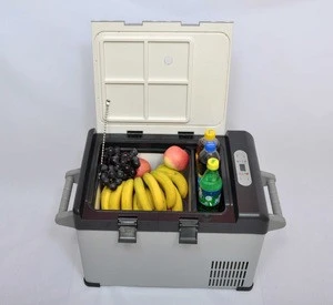 25L small portable camping car freezer 25 liter mini refrigerator 12V 24V