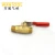 Import 2pc male thread brass ball valve,ball cock valve lever handle from China