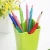 Import 3 color multifunction office Desk Pencil Holder green plant nursery plastic flower pot from China