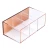 Import 3 dividers acrylic golden base  makeup brush holder  wholesale box for pen/toothbrush holder from China
