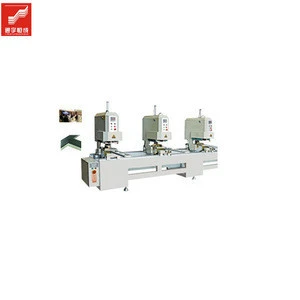 3 head seamless welding machine tilt and turn hinge White UPV Color Windows with great price