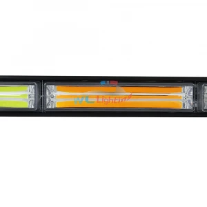31.5" 50w Stick Strobe Light Bar White Amber COB LED Traffic Advisor Emergency Warning Flashing