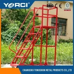 3.3m black aluminum telescopic ladder