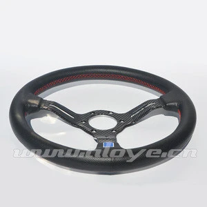 350MM Customize Carbon Fiber Racing Car Steering Wheel