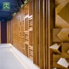 3D acoustic wooden sound diffuser of theater