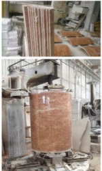 3D Art decorative wall carving figure sculpture natural marble stone relief Roman Square Pillar Design Marble Column for villa