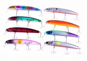 3D Eye Swimbait Crankbait Artificial Bait Lures 6# Hook 12.5cm 15.6g Minnow Fishing Lure Hard Artificial Swim Baits 8 colour