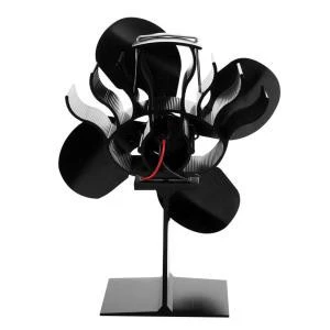 4-bladed Hot Blast Stove Fan For Wood/log Burner/fireplace Heat Powered Eco Stove Top Fan Is Up To 752 F