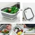 Import 4-in-1 Multi-board Dayvion Kitchen Foldable Chopping Cutting Board Storage Drawer Drain basket Tray Tools Drain Basket from China
