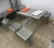 Import 4 seats dining hall furniture,dinner table and chair,restaurant set from China