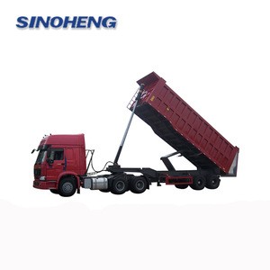 40t Strong Lift Low Price rear dump tipping semi trailer