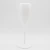 4oz Reusable Acrylic plastic white champagne flutes glass