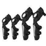 4Pcs / 2Pcs Kit (4Pcs Kit) Adults Alloy Steel Motorcycle ATV Motocross Elbow Knee Shin Guard Pads