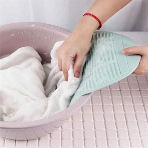 4pcs Silicone scrubboards household folding washboard with suction cup non-slip soft washboard household products