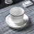 Import 4PCS Wholesale Fine Bone China Dinnerware Sets Silver Ceramic Dinnerware Set from China