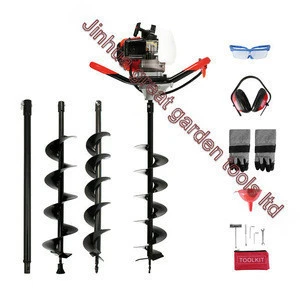 52CC 44F-5 Heavy duty Ground Earth Auger Drill with with 150mm metal blade hand digger