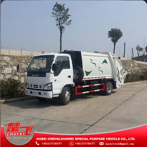 5cbm Japan Used Hydraulic System Waste Management Garbage Compactor Truck Isuzu