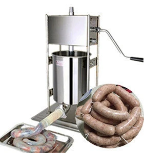 5L stainless steel manual meat extruder sausage filler sausage stuffer machine