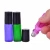 Import 5ml  Roll On Frosted Glass Rainbow Colorful Liptint Perfume Essential Oil Roller Bottles from China