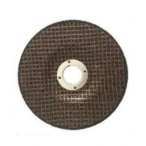 5&quot; X 1/4&quot; X 7/8&quot;  A24R Aluminum Oxide Type 27 Depressed Center Grinding Wheel on Metal and Steel