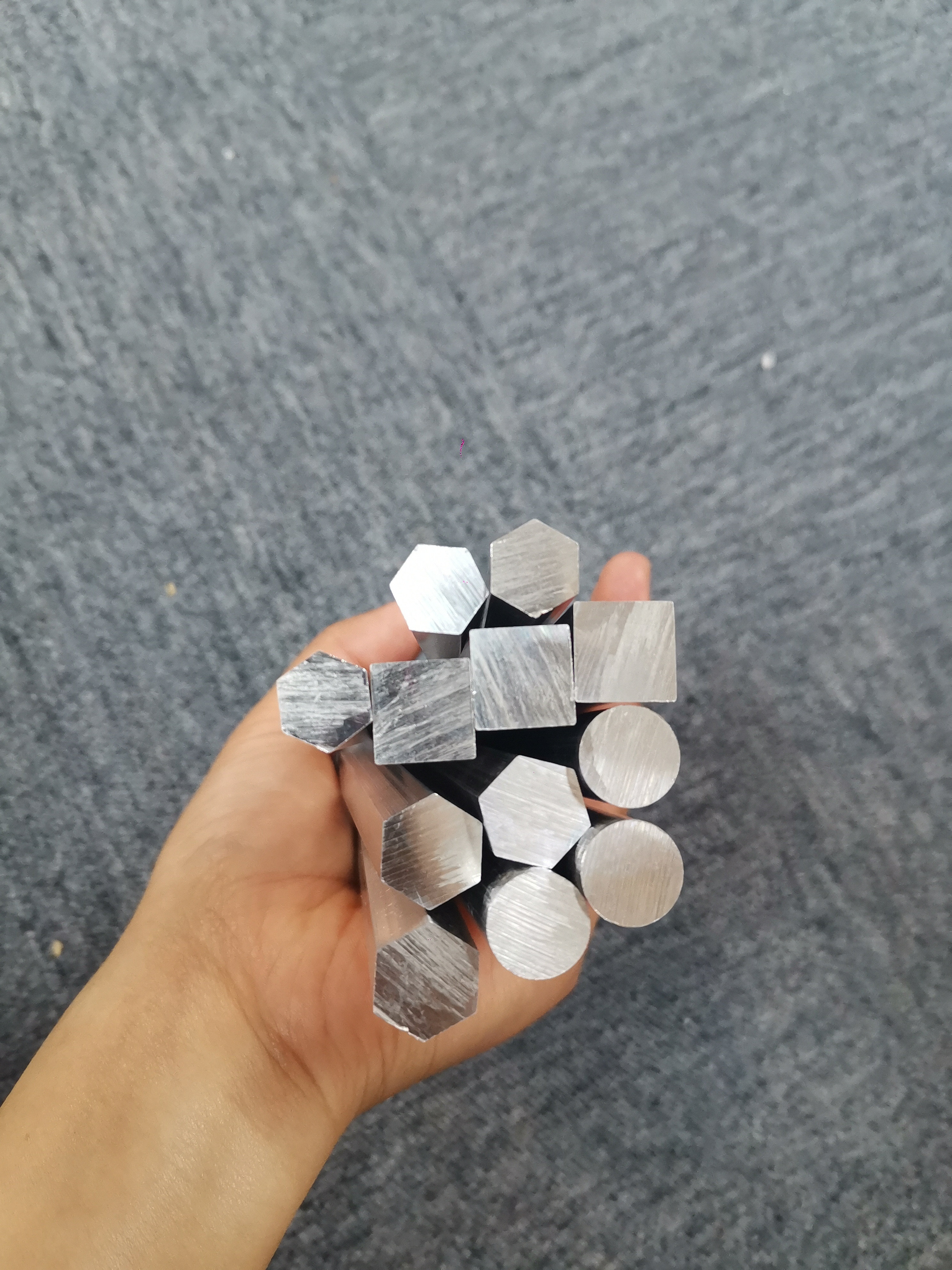 Buy 6063 6061 T5 T6 Extruded Aluminum Hexagonal Bar For Industrial ...
