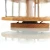 Import 6pcs rubber wood spice rack with jars revolving spice rack set from China