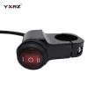 7/8&quot; ON/OFF mount kill switches headlight fog spot light button motorcycle handlebar switch