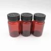 50 80 100 150 200 ml pharmaceutical amber capsule plastic packaging medicine tablets pill bottles with child proof cap