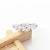 Import 925 Pure Silver Jewelry Big Diamond Wedding Engagement Ring For Woman from China